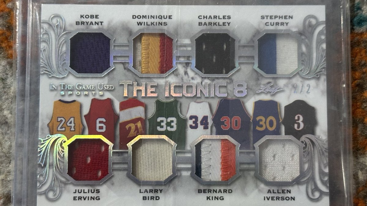 mikeypistons's tweet image. Anyone have any idea of the value of this card. It is numbered 2/2 and all game used. Would appreciate any help! @CardPurchaser