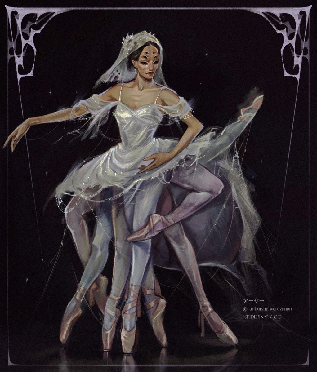‘SPIDERINA’ 🕷️ ໋🎀༘⋆ my new OC.