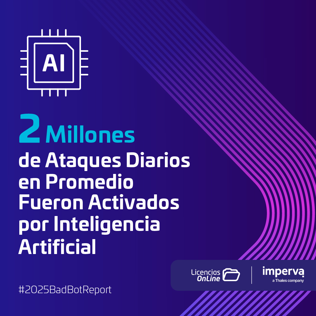 Licencias OnLine (@licenciasonline) on Twitter photo El #2025BadBotReport de <a href="/Imperva/">Imperva, a Thales company</a> revela que, por primera vez, el tráfico automatizado ha superado al humano. Lo que plantea serias preocupaciones de seguridad. 🛡️
➡️ Conoce los hallazgos descargando el informe completo aquí: bit.ly/4kNZHVE
#ImpervaByLOL #Ciberseguridad El #2025BadBotReport de <a href="/Imperva/">Imperva, a Thales company</a> revela que, por primera vez, el tráfico automatizado ha superado al humano. Lo que plantea serias preocupaciones de seguridad. 🛡️
➡️ Conoce los hallazgos descargando el informe completo aquí: bit.ly/4kNZHVE
#ImpervaByLOL #Ciberseguridad