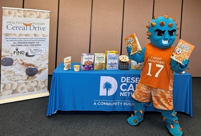 CMC is proud to support Desert Care Network's Healthy Over Hunger® Summer Cereal Drive! Spike delivered +20 boxes of cereal to Hi-Desert Medical Center to help local children facing food insecurity this summer. #HealthyOverHunger #SpikeSupportsOurCommunity #CMCcares