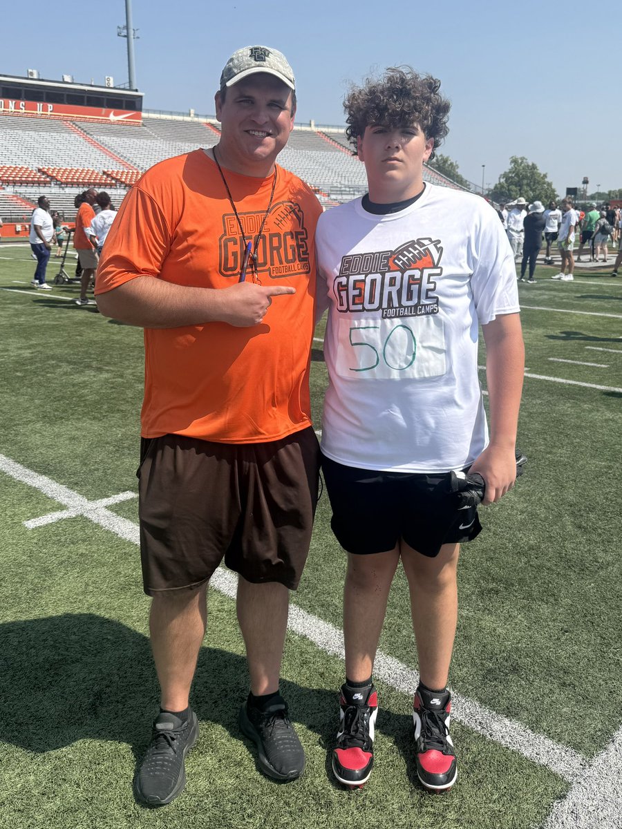 Tiger Football competing at Bowling Green Camp.