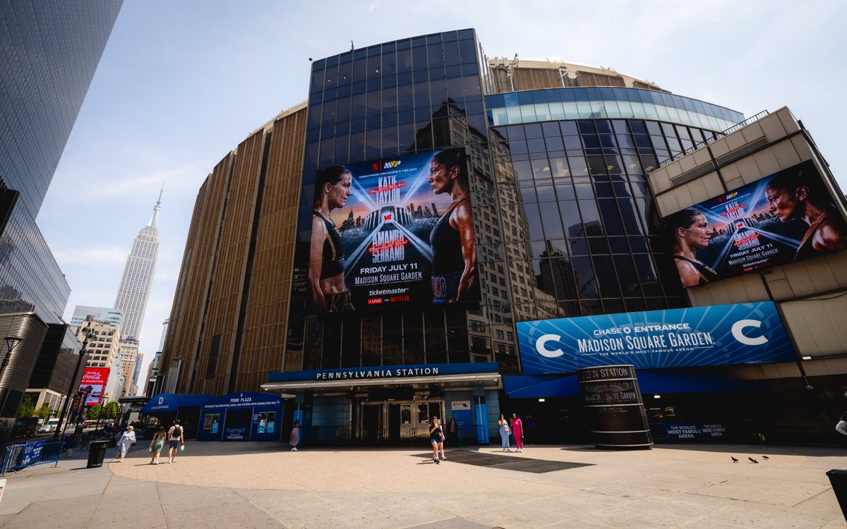 Just 1 month until MVP’s highly anticipated Taylor vs. Serrano 3 trilogy bout at The Garden on July 11! Will you be there? 

🎟️: go.msg.com/TaylorSerrano3