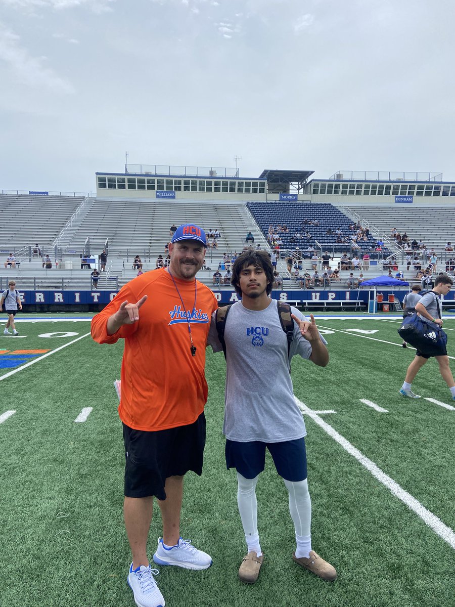 Glad to have been able to go and work on my skills at the HCU specialist showcase, DAWGS UP!!!🐺 <a href="/Blake_W_Dunham/">Blake Dunham</a> <a href="/HCUFootball/">HCU Football</a> #kicker #classof27 #football