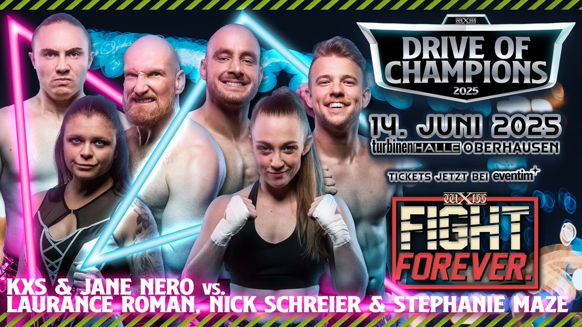 wXw Germany (@wxwgermany) on Twitter photo wXw Fight Forever Match bei wXw Drive of Champions:
KxS & Jane Nero vs. Laurance Roman, Nick Schreier & Stephanie Maze
Schon kurz vor #wXwDoC kracht es diesen Samstag gewaltig in der Turbinenhalle:
KxS (<a href="/Fast_Time_Moodo/">Fast Time Moodo 速い時間武道</a> & @axeman3016) und Jane Nero treffen auf Laurance Roman, wXw Fight Forever Match bei wXw Drive of Champions:
KxS & Jane Nero vs. Laurance Roman, Nick Schreier & Stephanie Maze
Schon kurz vor #wXwDoC kracht es diesen Samstag gewaltig in der Turbinenhalle:
KxS (<a href="/Fast_Time_Moodo/">Fast Time Moodo 速い時間武道</a> & @axeman3016) und Jane Nero treffen auf Laurance Roman,