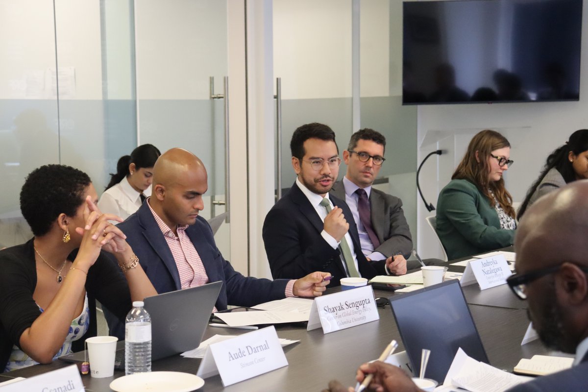 ORFAmerica's tweet image. Earlier today, @ORFAmerica kicked off a new initiative to map out pathways to advance #energy transitions in India, Brazil, South Africa, and Indonesia. Some 📷 from the workshop: