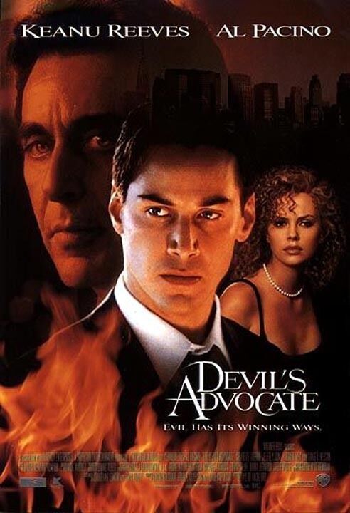 The Cinemigos (@trescinemigos) on Twitter photo The Devil's Advocate was based on the 1990 novel by Andrew Neiderman, and the rights were sold quickly but took a while to get made into the film we got. Have you read the source material? Do you think the film is a good adaptation of the story? Give us your thoughts The Devil's Advocate was based on the 1990 novel by Andrew Neiderman, and the rights were sold quickly but took a while to get made into the film we got. Have you read the source material? Do you think the film is a good adaptation of the story? Give us your thoughts
