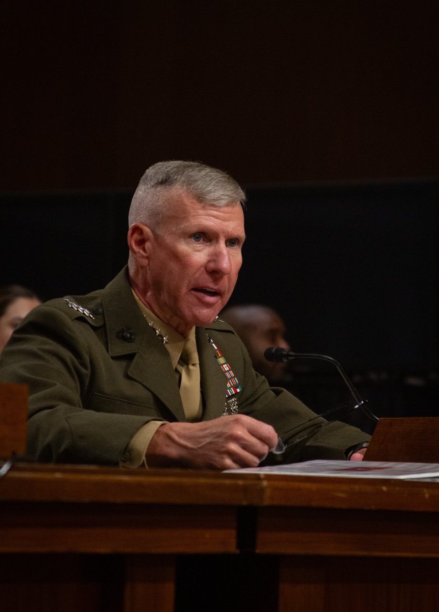 CMC_MarineCorps's tweet image. Yesterday and today, I testified alongside the @SECNAV and @USNavy Adm. Kilby before the SASC and HASC, advocating on behalf of our Marines for Amphibious Warships, the acceleration of Force Design, and improvements to the quality of life for our Marines and their families.