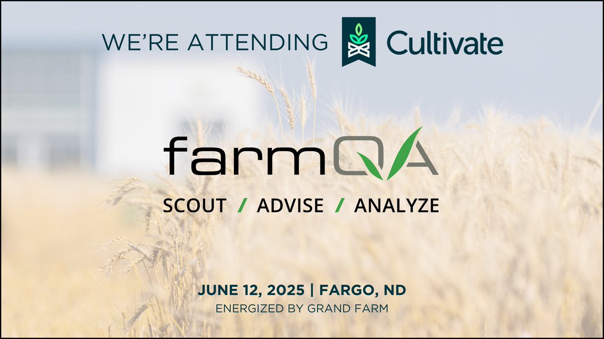 Goodness! Seems like he's everywhere this week. Join <a href="/farm_qa/">FarmQA</a> CEO Kris Poulson and the rest of the panelists at "The Future of Ag Equipment: Addressing Industry Challenges with AI, Digitization, and Smart Engineering" workshop  - today at 2 PM. #cultivate #agtechweek