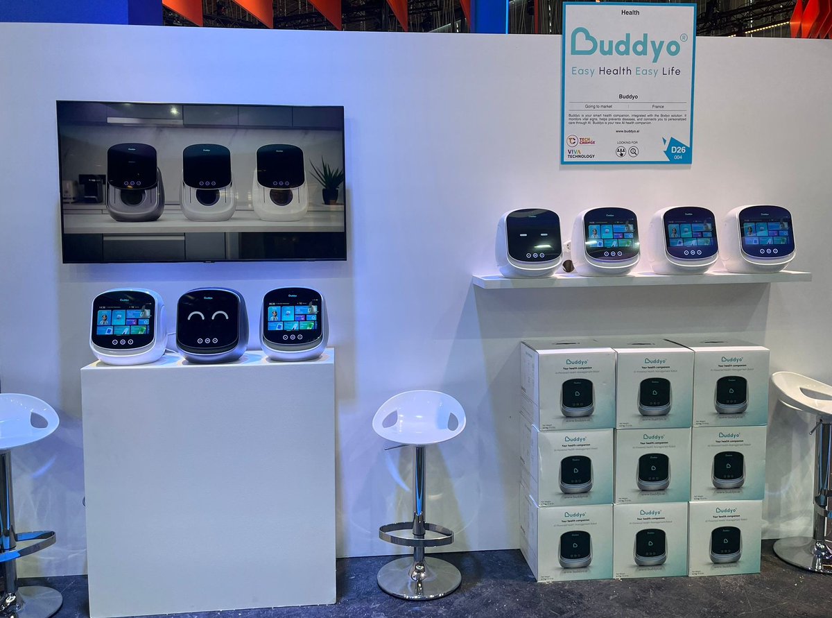 Buddyo411491's tweet photo. [BIG LAUNCH] Discover Buddyo at #VivaTech2025
📍 Booth D26-004 | June 11–14
An AI-powered health companion for fast check-ups, smart services, video consultations, and more.
The future of connected health starts here.

#Buddyo #DigitalHealth #AI #Prevention #Innovation https://t.co/5FWKBlp4cQ