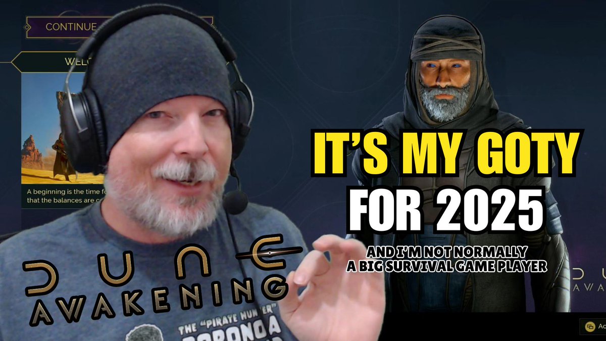 Renfail (@renfailsol) on Twitter photo So, yeah. <a href="/DuneAwakening/">Dune: Awakening</a> has my vote for GOTY for 2025. Hands down. youtu.be/SQEZ4ix1tFI
#DuneAwakening #youtube #twitch #streaming #letsplay #gaming @funcom So, yeah. <a href="/DuneAwakening/">Dune: Awakening</a> has my vote for GOTY for 2025. Hands down. youtu.be/SQEZ4ix1tFI
#DuneAwakening #youtube #twitch #streaming #letsplay #gaming @funcom