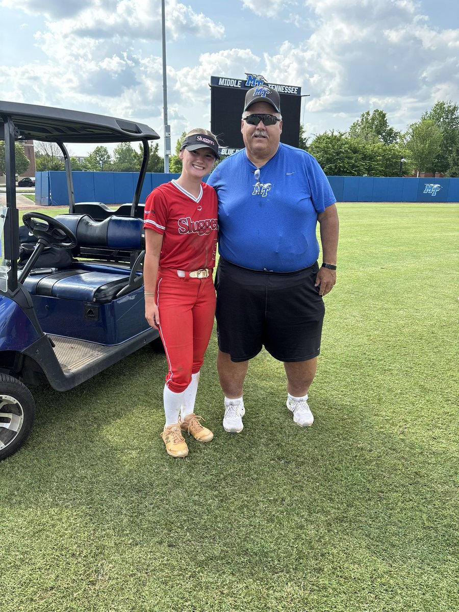 Thank you to <a href="/MT_Softball/">Middle Tennessee Softball</a> for an awesome softball camp! Can’t wait to come back for another one. Thanks to all the coaches for great feedback! <a href="/JBMTSUsoftball/">Jeff Breeden</a> <a href="/SluggersBurt/">Louisville Lady Sluggers 16u Burt/VB</a> <a href="/CoachCodeyBurt/">Coach Codey Burt</a>