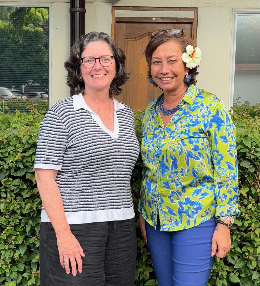 Rencontre avec <a href="/nicole_sanquer/">Nicole SANQUER</a>, députée de la Polynésie française. Ce fut l’occasion de discuter du renforcement de la coopération entre la Nouvelle-Zélande et la Polynésie française.