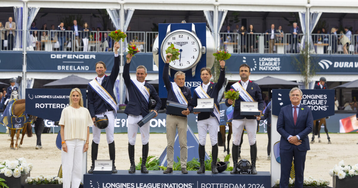De landenteams voor de <a href="/LonginesNations/">Longines League of Nations</a> zijn bekend! Zo te zien laat TeamNL chef d'equipe Wout-Jan van der Schans niets aan het toeval over in Rotterdam! 👇🏻
sowo.kr/ohyKLaW3