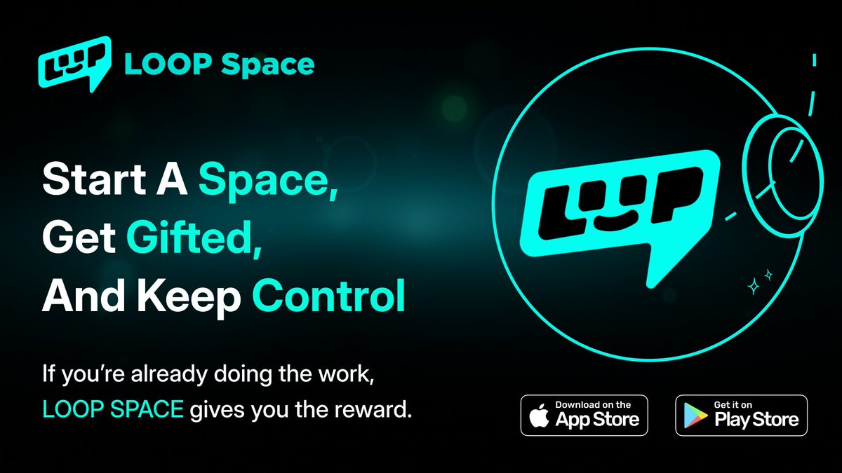 There are creators running Spaces daily with hundreds of listeners

They build communities, onboard users, and drive culture
And yet, they get nothing in return

Loopspace changes that

Start a space, get gifted, and keep control

If you’re already doing the work, Loopspace gives