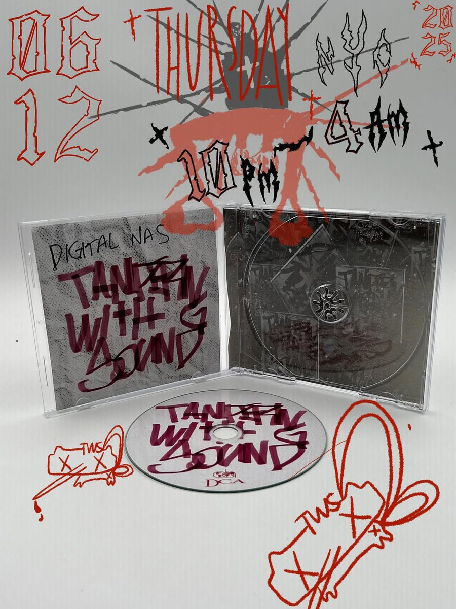 TAMPERING WITH SOUND 

ALBUM RELEASE PARTY

TOMORROW JUNE 12TH, 2025

10:00PM-4:00AM EST

NEW YORK, NY

partiful.com/e/VHE86nzwXohr…