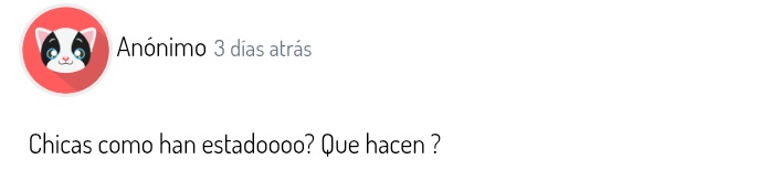Hola anon!, yo lamentablemente súper ocupadisima :(, ahora estoy organizándome de a poco y admin 🕷️ creo que también anda ocupada 

- 💐