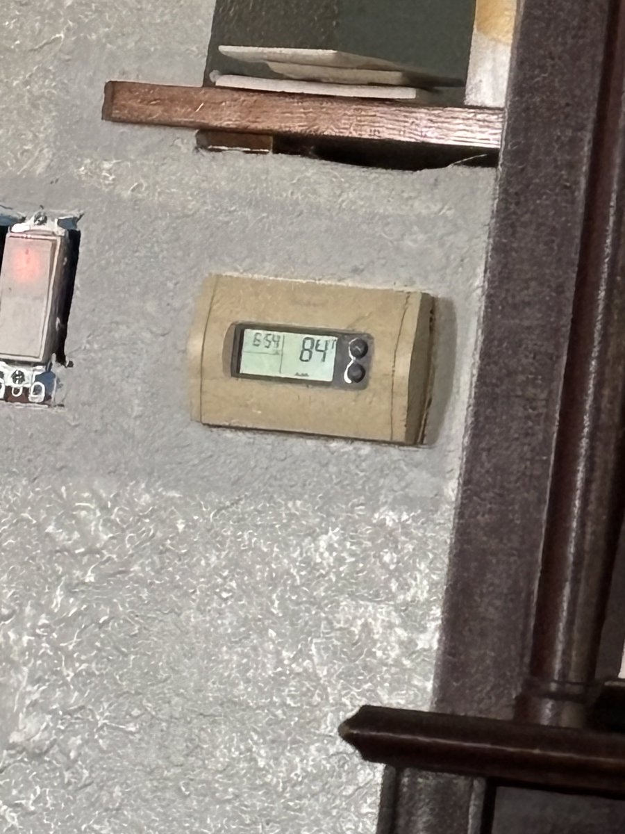 Our thermostat as the sun sets. Summer finally arrived today and the theme of the day: get comfortable being uncomfortable!!

We try to go all summer without AC on. It gets the kids outside, gets us a family doing cooler things: ie WATER!

It is ok to not be comfortable 24/7