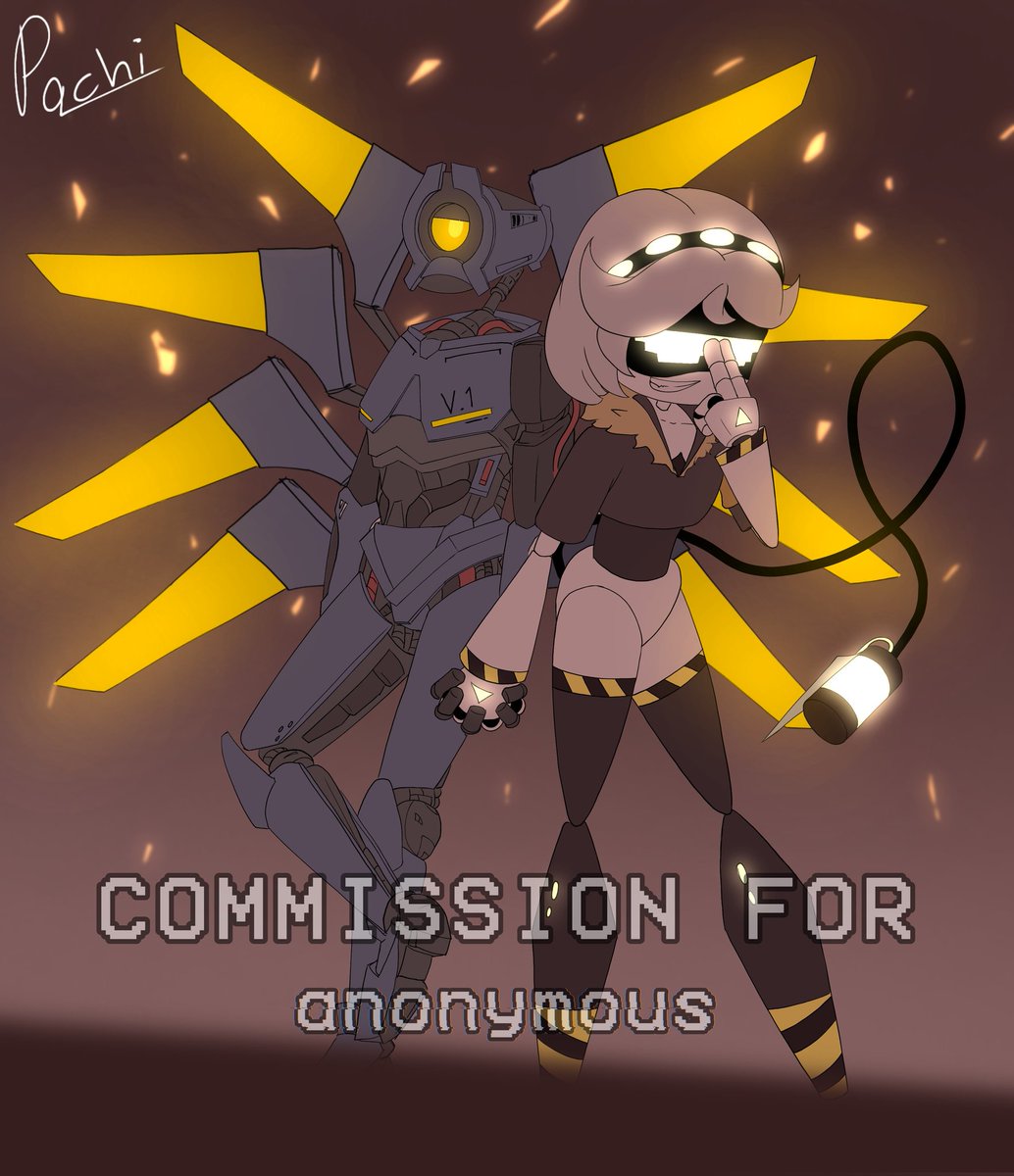 V1 x V commission completed 

A dynamic duo 💛💛

#murderdrones #SerialDestinationV #ultrakill