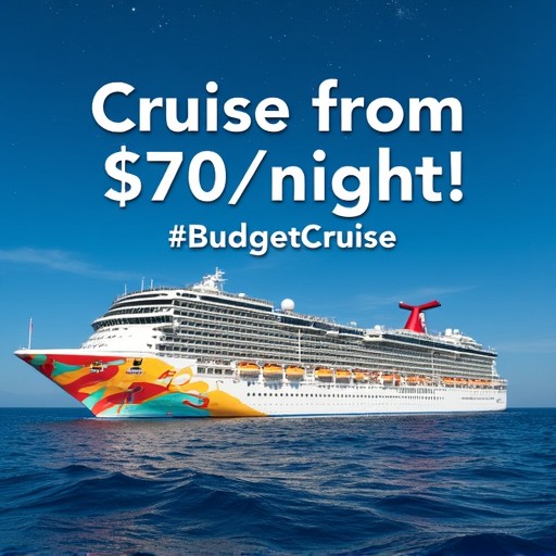 Cruising doesn't have to cost a fortune! While traditional vacations drain your savings on hotels + flights + meals, budget cruises pack everything into one amazing price starting at just $70/night. 
Click the link! tinyurl.com/utzsf443 #BudgetCruise #CruiseDeals