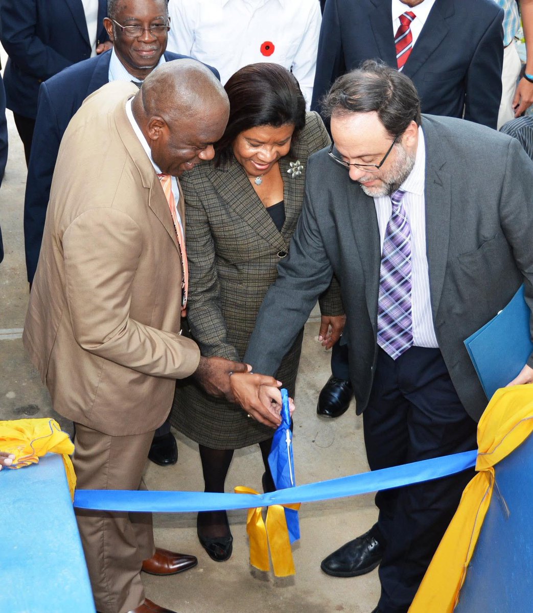 Fenton did a Ribbon cutting for a board house. As Justice Minister Mark did a Ribbon cutting for wheelchair ramp. Since when we hate cutting ribbons?