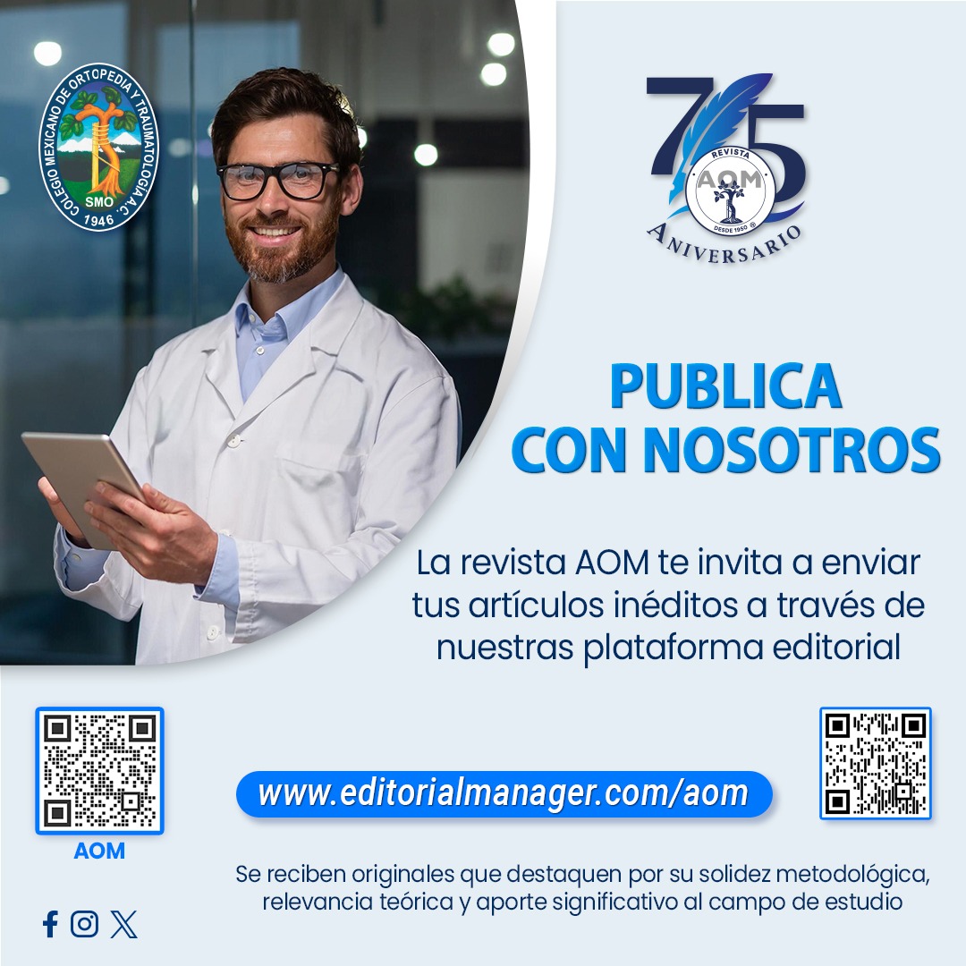 Acta Ortopédica Mexicana (AOM) tweet media