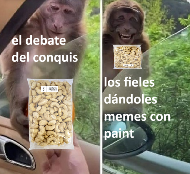 Este meme merece un cuarto de anacardo en lugar de una sudadera  #ElConquis21ETB