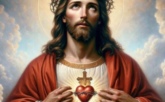 Corazón de Jesús, casa de Dios y puerta del Cielo, ten piedad de las Benditas Almas del Purgatorio