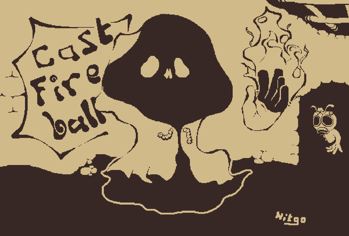 I prolly shouldn't cast a fire spell in a closed space...