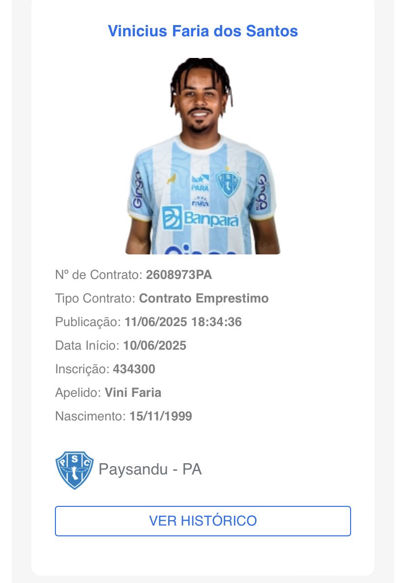 Victo98582Brito's tweet photo. O atacante Vinicius faria também já está no BID!! Atacante já pode estrear com o manto alviceleste https://t.co/yLQl85zCmT