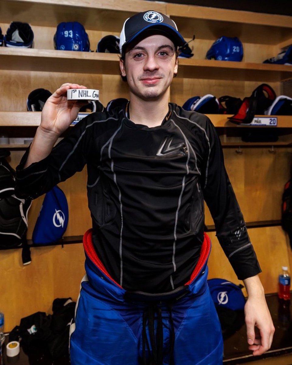 BoltsBreakdown's tweet photo. GAGE GONCALVES:

He has grown 5 inches & almost 50lbs since the start of his career.

He's gone from 19-game goalless streaks to multi-point playoff nights.

His trajectory is unmatched & his contract is currently unsigned! 

It was time to sign him yesterday - *SIGH*; I guess we'll have to wait till tomorrow. 

My article covering Gonzo will be posted in this thread. #GoBolts