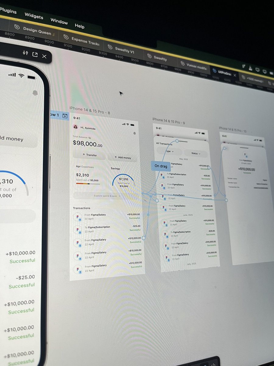 Ayomide0_'s tweet photo. The @UXProGroup challenge is lowkey making me enjoy prototyping way more than I expected 😅 https://t.co/G9Bh9n7J7u