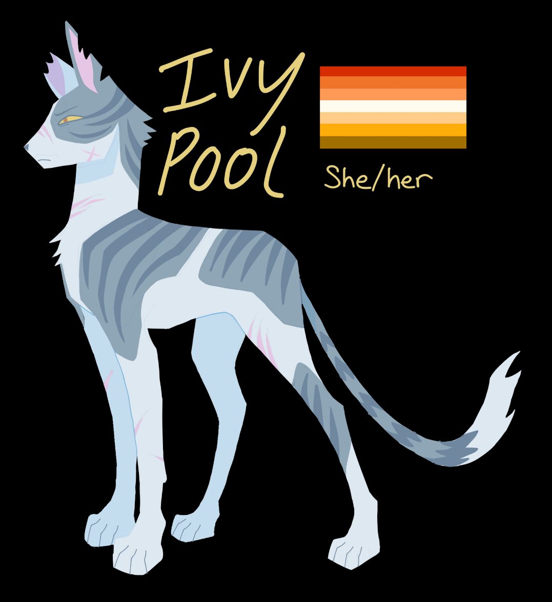 Smoked_Catnip's tweet image. Day 11: Butch Lesbain IvyPool!! She and Fernsong are butch4butch #warriors #warriorcatsdesign #warriorcats #Ivypool #warriorcatsIvypool #PrideMonth #pride #butch