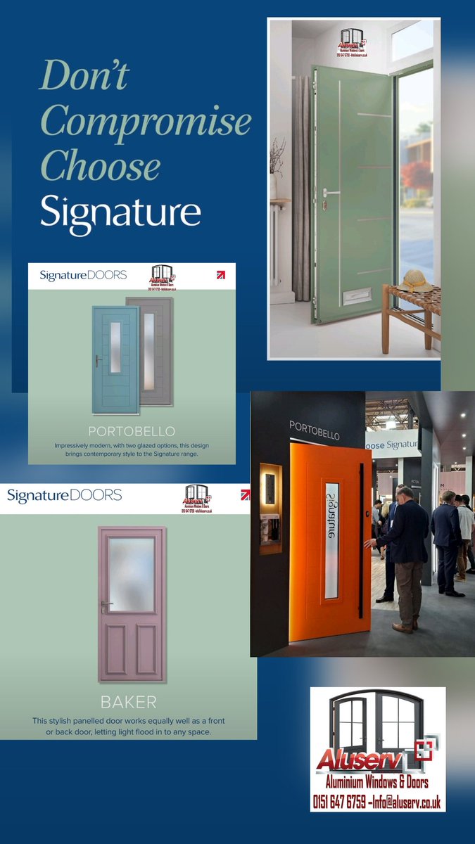 Aluserv's tweet photo. Are you looking for nice solid front door, one that's not going to cost you the earth. Totally affordable with fantastic designs.

For all your window and door needs :-
Please get in touch with us at Aluserv Ltd  
0151 647 6759 
info@aluserv.co.uk https://t.co/fBY32KbSpq