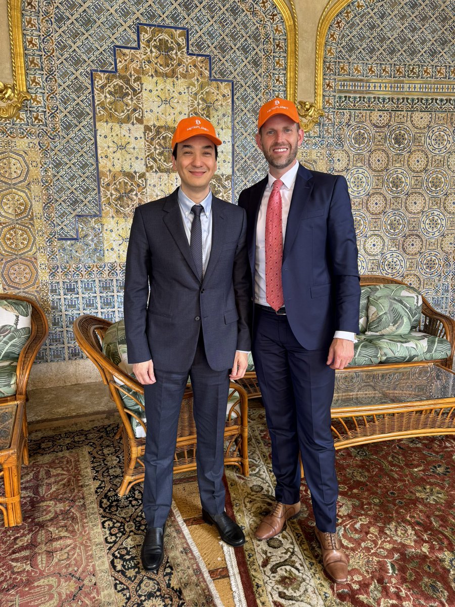 Having Eric Trump on the Board can’t hurt <a href="/gerovich/">Simon Gerovich</a> and $MTPLF with this recent PFIC tax fud 🤝🪐🚀

<a href="/ActuallyClimber/">Climb That Ladder</a> <a href="/vinz0r/">vinz</a> <a href="/BTCBULLRIDER/">Peter Duan</a>