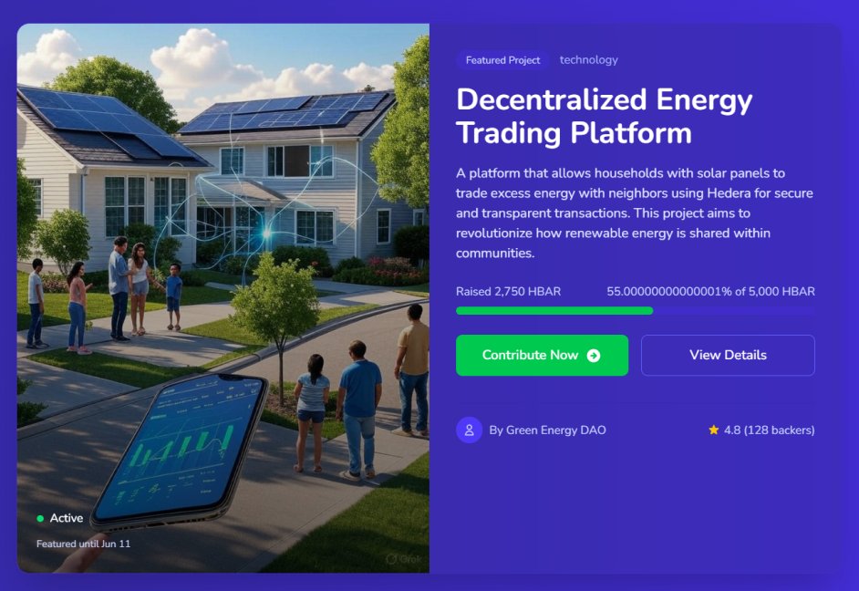 So anyways, I built GoFundMe, but for Hedera.
It's tested, the core is working on Testnet.

And a while back, I started thinking, why shouldn't we have a way for people to invest directly in projects and people they believe in?

And Hedera needs use cases that use its tech as a