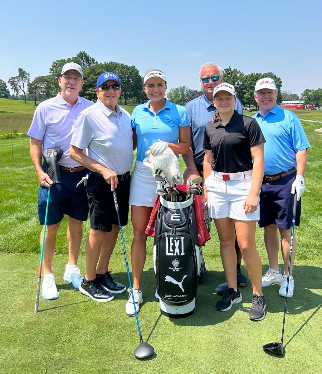 MeijerLPGA's tweet photo. Sunshine, golf, and good times at the Meijer LPGA Pro-Am! โ๏ธ #forehunger https://t.co/BazzRdJAvr