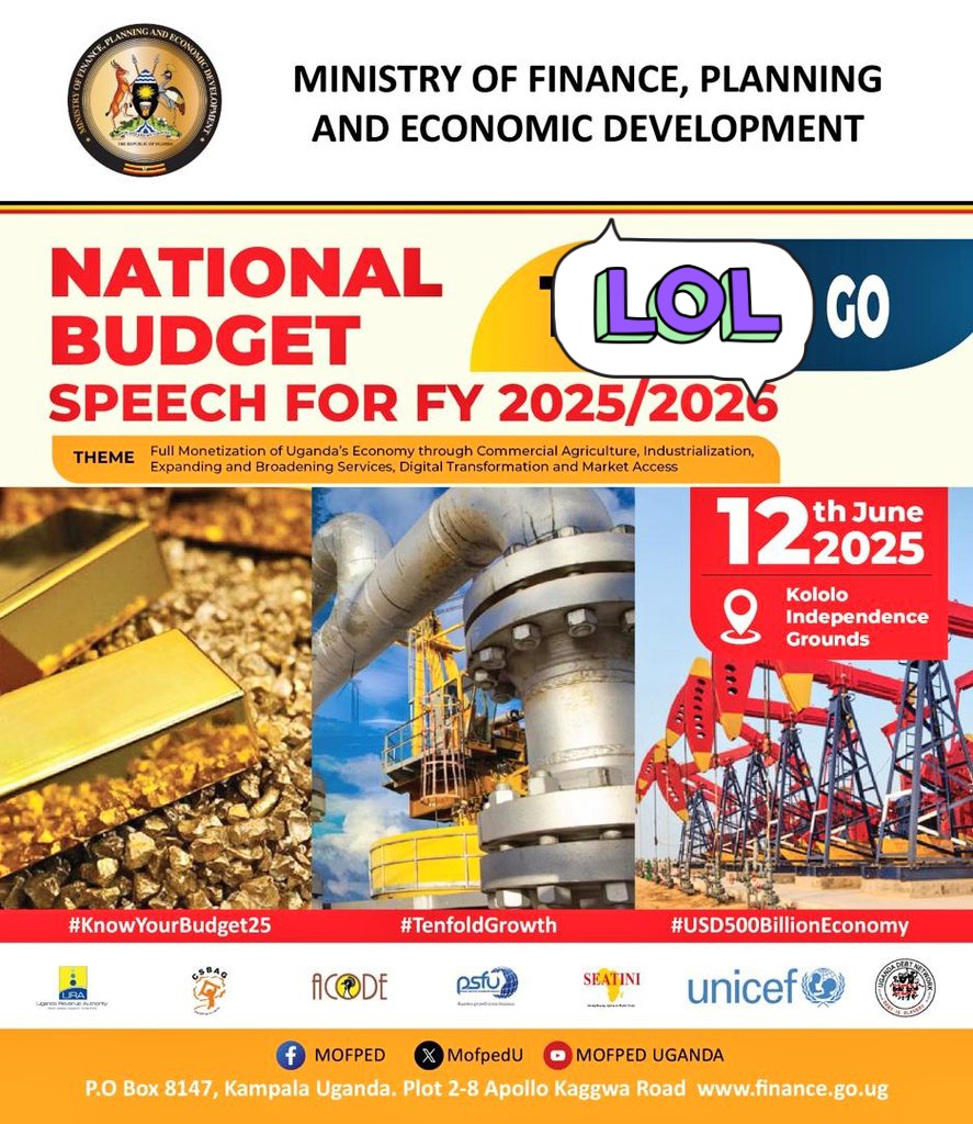Masaka District Local Government (@masakadistrict_) on Twitter photo "Tomorrow's the big day! Stay tuned for the budget reading! Wondering what new initiatives and projects will be unveiled? Let's wait and see! #BudgetDay #FiscalYearAhead"
Cc <a href="/mofpedU/">Ministry of Finance</a> <a href="/KagutaMuseveni/">Yoweri K Museveni</a> <a href="/pwatchug/">Parliament Watch</a> <a href="/AnitahAmong/">Anita Annet Among</a> <a href="/Thomas_Tayebwa/">Thomas Tayebwa</a> "Tomorrow's the big day! Stay tuned for the budget reading! Wondering what new initiatives and projects will be unveiled? Let's wait and see! #BudgetDay #FiscalYearAhead"
Cc <a href="/mofpedU/">Ministry of Finance</a> <a href="/KagutaMuseveni/">Yoweri K Museveni</a> <a href="/pwatchug/">Parliament Watch</a> <a href="/AnitahAmong/">Anita Annet Among</a> <a href="/Thomas_Tayebwa/">Thomas Tayebwa</a>
