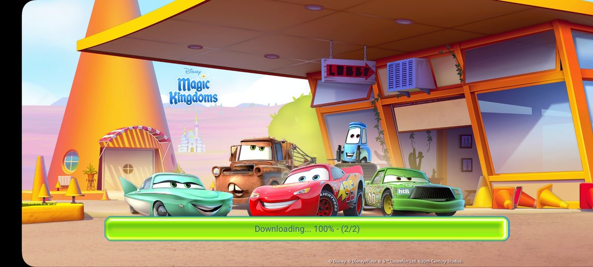 Trijosh1's tweet photo. Just in time to celebrate the 19th anniversary. This update is gonna be awesome! KACHOW!!!!
#DisneyMagicKingdoms #Disney #Pixar #Cars #Cars19 #Cars19thAnniversary #DMK #MagicKingdoms #LightningMcQueen #TowMater #Flo #Guido #ChickHicks https://t.co/GHmEAg6Oca