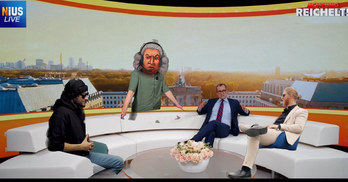 Was ich demnächst bei <a href="/niusde_/">NIUS</a> sehen möchte. Die politisch Verfolgten <a href="/DieKetzerKirche/">KetzerKirche</a> <a href="/shlomo96/">Zertifikatsmaurer Aron Pielka</a> <a href="/ArnoNymuski/">ArnoNym</a> . Das neue Studio lädt dazu ein.