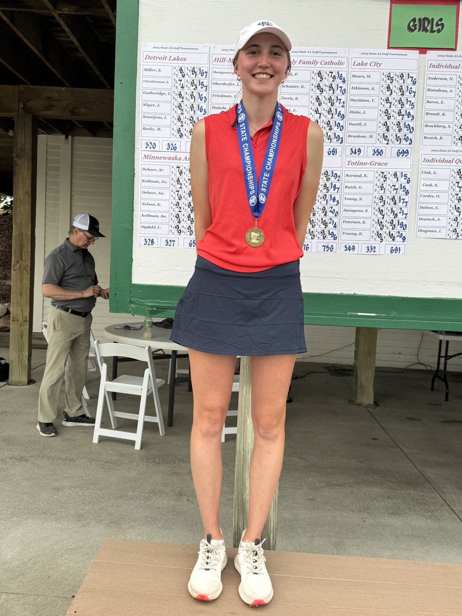 Meet Pequot Lakes senior Genevieve Birkeland, the Class AA Girls Golf Champion for 2025.