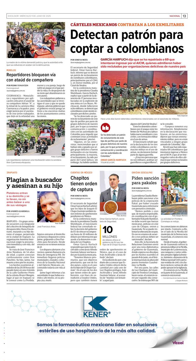 Lo de #HOY 
en #Guanajuato y en #Excelsior