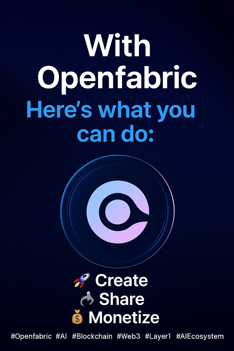 Legit_091's tweet photo. Whether youโre a:
๐ป Developer
๐ผ Business
๐จ Creator
๐ก Dreamer
Openfabric gives you all the tools you need to build, share, and even earn from your AI apps.
#AIForEveryone #BuildOnOpenfabric https://t.co/kJ25v8bCNG