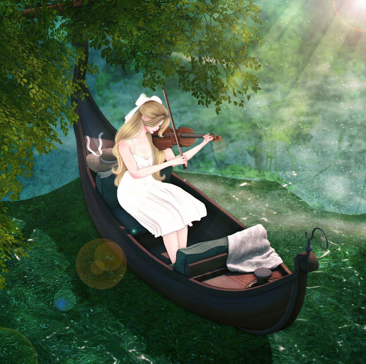 yue_s4's tweet photo. Music is like the wind: you can’t see it, but it touches everything that’s alive. 🎻🍃

#TheSims4 #ShowUsYourSims https://t.co/pRnMf946LO