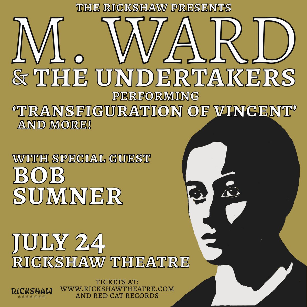 🤠Support Added!🤠
Vancouver based country Americana artist #BobSumner will be opening for #MWard &amp; The Undertakers on July 24th at the Rickshaw! 🎶
Get your tickets now! 

TIX: bit.ly/4cP724S
RSVP: bit.ly/3Em1KB4

Presented by The Rickshaw