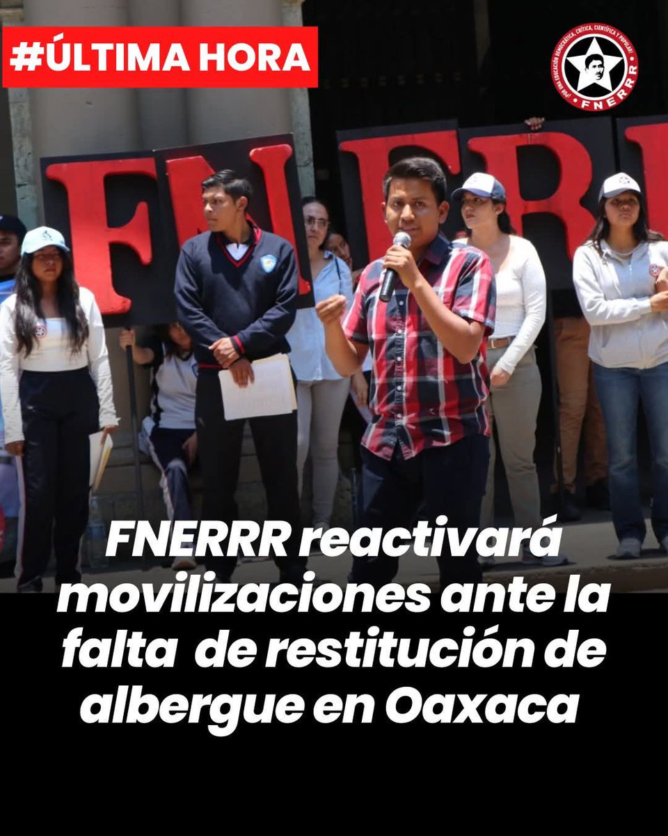 mont_arrieta's tweet photo. ¿Dónde queda el derecho a la educación?
Sin el albergue, muchos estudiantes quedan en el abandono.
¡Basta de represión!
#DevuelvanAlbergueAEstudiantes
@GobOax @FnerrrOax https://t.co/b92X1KcnQf