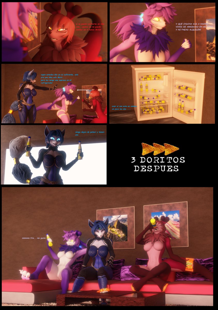 Mara_Doruko's tweet photo. Sister Fight (part 2/end) (spanish vercion)
@GuNMouTH #blender #furry #Dorukolorukalai @RealKrystalFox #StarFox #Inkacola https://t.co/RVW2g9SBZ4