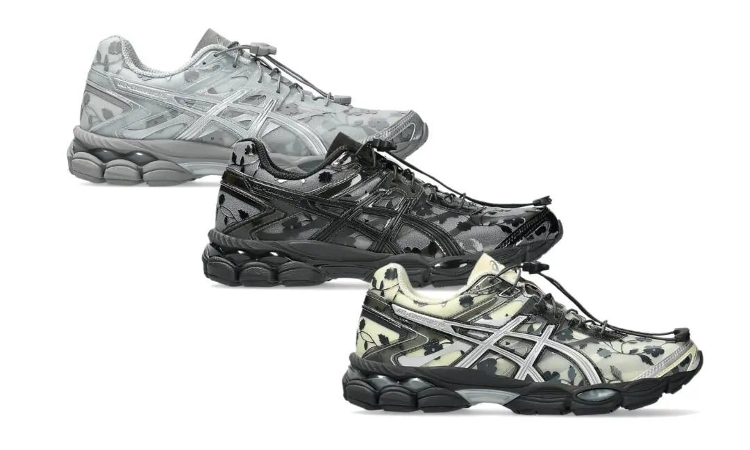 セシリーバンセン x アシックス ゲルキュムラス16 フローラル 24cm