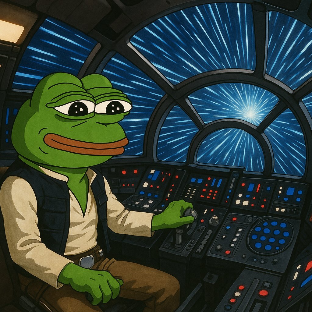 Forget the moon. We're going into hyperspace! 🐸🚀 $PEPE