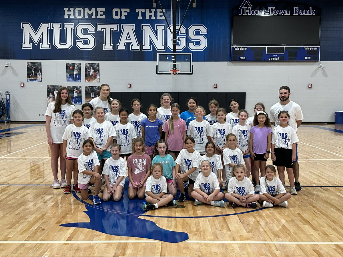 Friendswood Girls Basketball (@friendswoodgbb) on Twitter photo We had a great time wrapping up Mustang Basketball Camp today! 54 young Mustangs worked hard over the past three days and definitely got better! We can’t wait to see these ladies in a Friendswood jersey in the years to come!
<a href="/FwoodAthletics/">Friendswood Athletics</a> We had a great time wrapping up Mustang Basketball Camp today! 54 young Mustangs worked hard over the past three days and definitely got better! We can’t wait to see these ladies in a Friendswood jersey in the years to come!
<a href="/FwoodAthletics/">Friendswood Athletics</a>