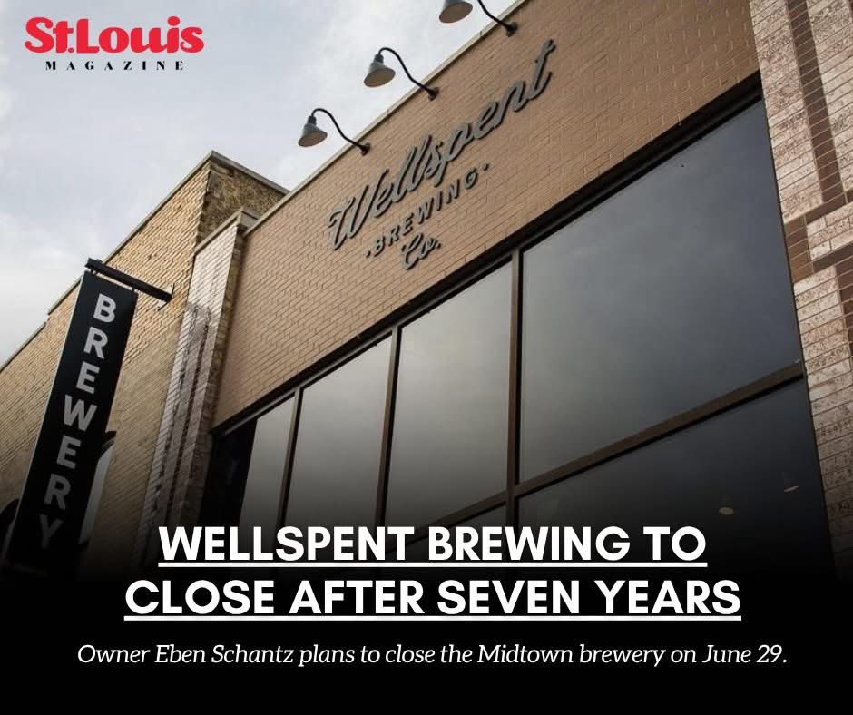 STLBEER (@stlbeer) on Twitter photo On June 29, St. Louis beer lovers will raise a glass to <a href="/WellspentBeer/">Wellspent Brewing Co</a> (2917 Olive) one last time.
After seven years of pouring some of the city’s most nuanced, quietly spectacular beers, the Midtown taproom is closing its doors.
Source: stlmag.com/dining/wellspe… On June 29, St. Louis beer lovers will raise a glass to <a href="/WellspentBeer/">Wellspent Brewing Co</a> (2917 Olive) one last time.
After seven years of pouring some of the city’s most nuanced, quietly spectacular beers, the Midtown taproom is closing its doors.
Source: stlmag.com/dining/wellspe…